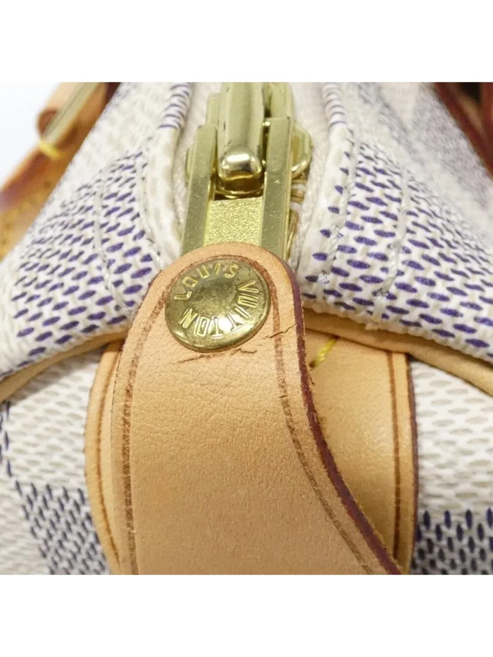 Louis Vuitton Damier Azur Speedy 25 Boston Bag